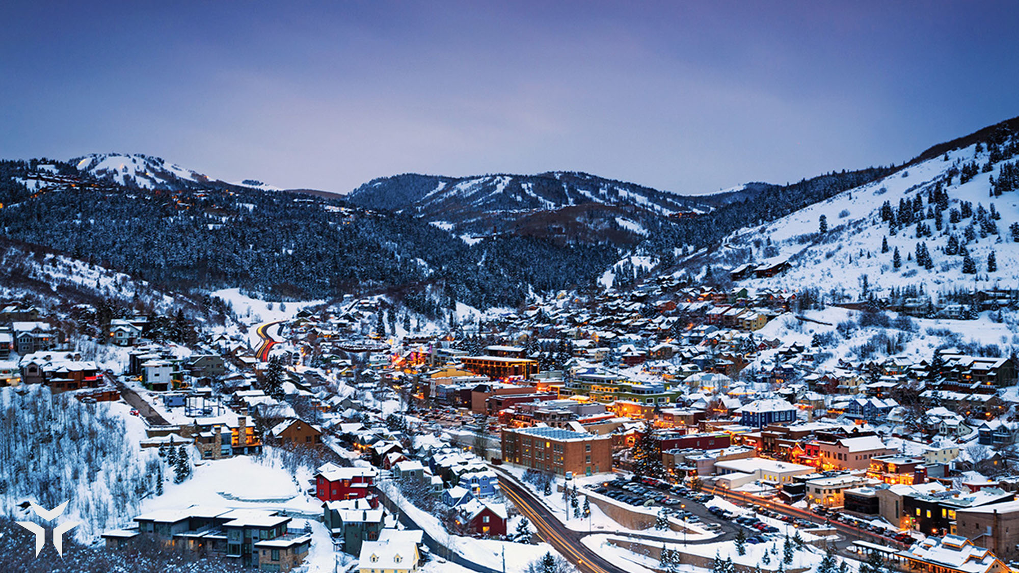 View of Park City in Summit County